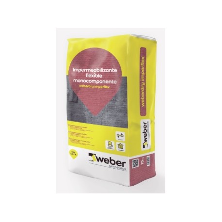 Weberdry Imperflex - Mortero impermeabilizante flexible monocomponente